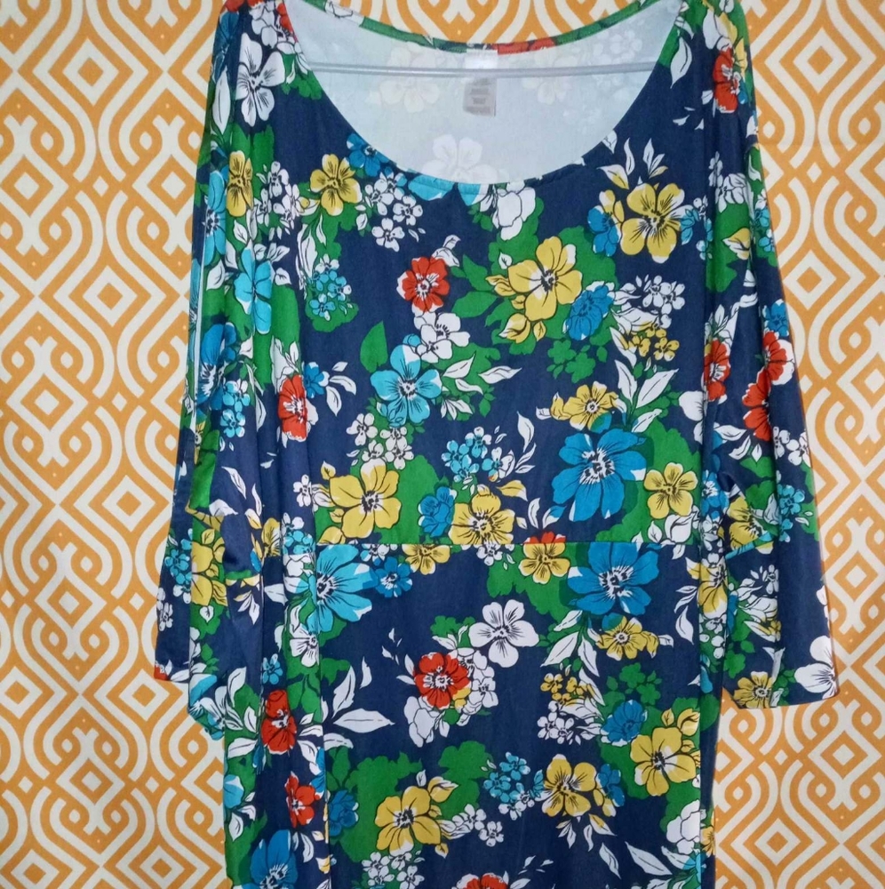 Vibrant Floral Dress